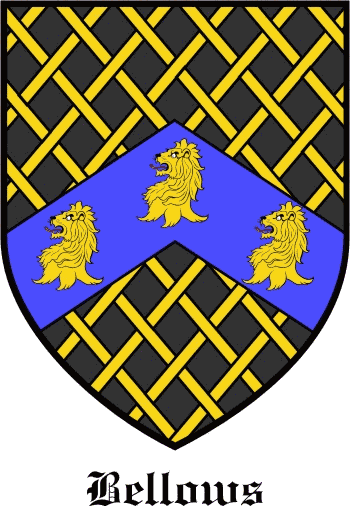 BELLOWS family crest