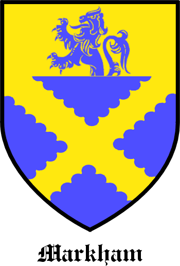 MARKHAM family crest