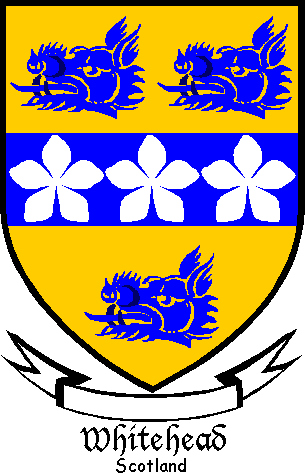 WHITEHEAD family crest